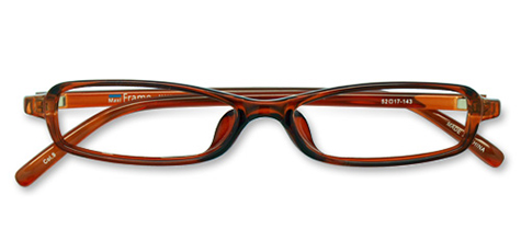 AirSelection Square Frame 0002 Clear Brown
