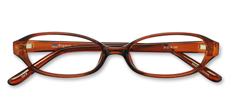 AirSelection Oval Frame 0007 Clear Brown