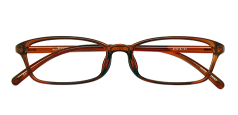 AirSelection Square Frame 0014 Clear Brown