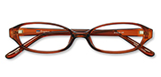 AirSelection Oval Frame 0007 Clear Brown/