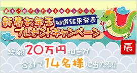 新春お年玉プレゼントキャンペーン