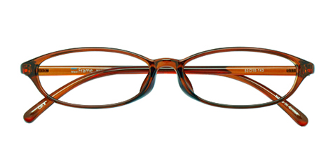 AirSelection Oval Frame 0015 Clear Brown