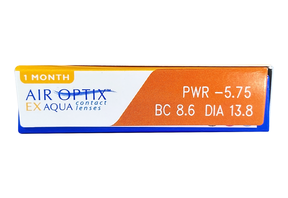 【3枚入り】エアオプティクス EX アクア（エアオプティクスナイトアンドデーアクア） レンズデータ