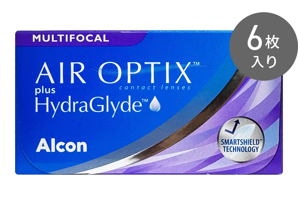 【6枚入り】エアオプティクス プラス ハイドラグライド(遠近両用)