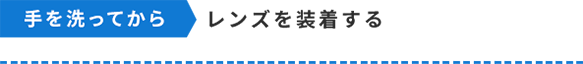 レンズを装着する