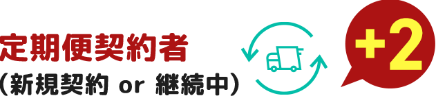 定期便契約者（新規契約 or 継続中
