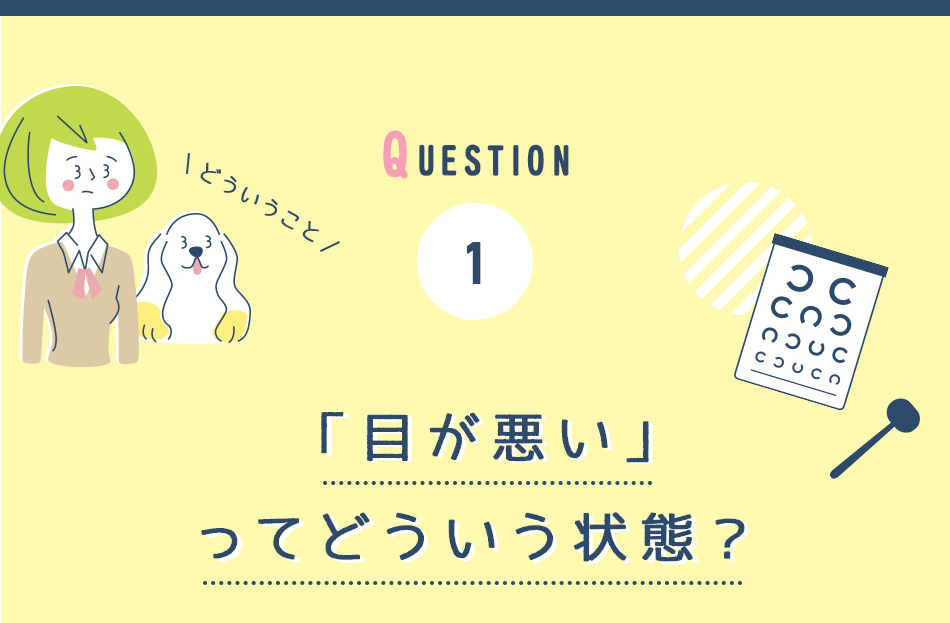 question1「目が悪い」ってどういう状態？