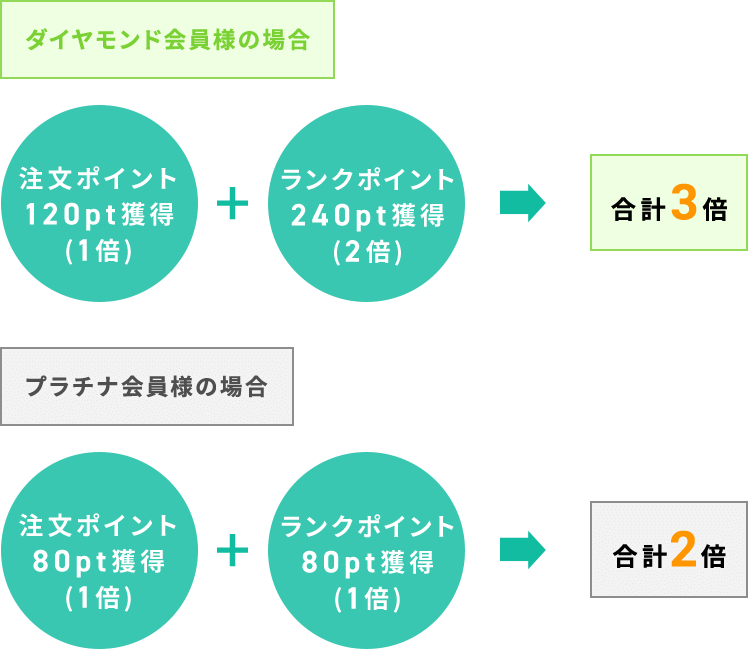 ポイントのタイムライン