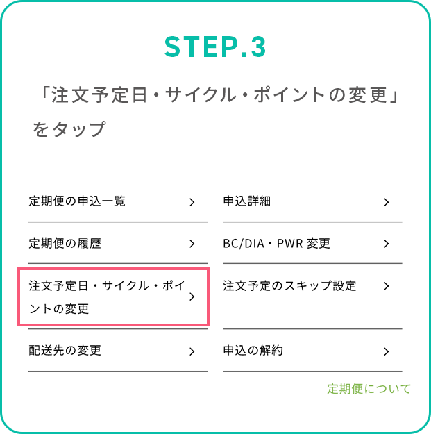 ステップ3